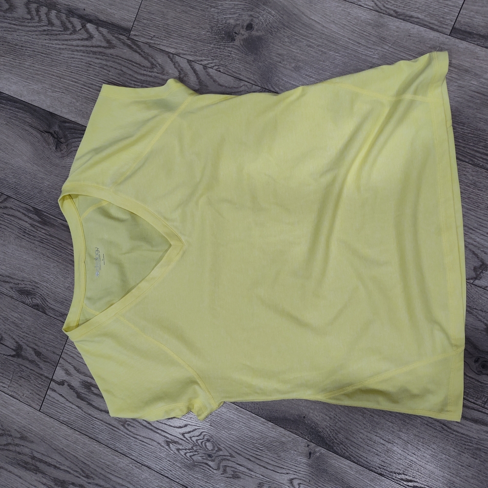 Ideology Light Yellow V-Neck Muscle Tee